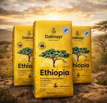 Kavos pupelės DALLMAYR Ethiopia 500  gr.