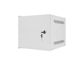 LANBERG Stovo spinta 10 colių sieninė 4U 280x310 pilka su metalinėmis durelėmis plokščia pakuotė