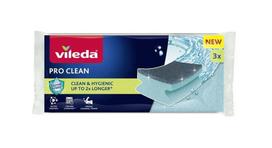 Vileda Pro Clean enzyme profiled scourer 3 pcs., SPNVEA179246