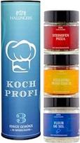 "Hallingers Koch-Profi" - 3 dalių rankų darbo prieskonių dovanų rinkinys - 3 prieskoniai iš viso pasaulio (rinkinys) - dovanų idėjos Kalėdos ir dovanos Advento kalendorius Gimtadienio sveikinimai Padėka Draugystė G