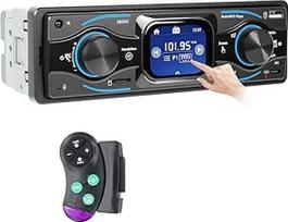 "Hikity" 1 DIN automobilinis radijas su jutikliniu ekranu, 1 DIN radijo imtuvas su FM, "Bluetooth", USB/SD/AUX-IN, laisvų rankų sistema, palaiko 7 spalvų apšvietimą ir greitąjį įkrovimą