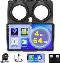 "Hikity" 5G WiFi 4+64G "Android" automobilinis radijas "Nissan Qashqai" 2006-2016 m., 9 colių IPS ekrano automobilinis radijas su navigacija "Bluetooth" FM/RDS SWC