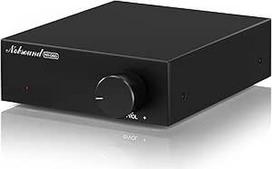 "Nobsound" 2 kanalų mini stereofoninis stiprintuvas: 60 Wx2 D klasės HiFi stiprintuvas su TPA3116 ir 19 V maitinimo šaltiniu namų kinui ir lentynos kolonėlėms (NS-06G)