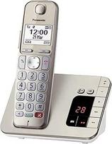 "Panasonic KX-TGE260GN" belaidis telefonas su atsakikliu (iki 1000 telefono numerių užrakinimas, aiškus šrifto dydis su dideliu kontrastu, itin garsus ragelis, dvipusis laisvų rankų skambutis)