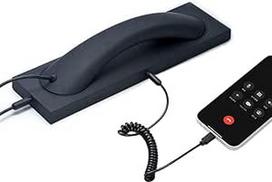 "Retro" telefono ragelio imtuvo ausinės mobiliajam telefonui, planšetiniam kompiuteriui, nešiojamajam kompiuteriui, ausinės su atsiliepimo mygtuku ir patogia skambučio USB C sąsaja Puiki dovana tėvams
