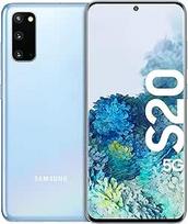 "Samsung Galaxy S20 5G" išmaniojo telefono rinkinys (15,83 cm) 128GB vidinės atminties, 12GB RAM, hibridinė SIM kortelė, "Android", su 36 mėnesių garantija [išskirtinai "Amazon"] Vokiška versija, mėlyna, debesų spalva