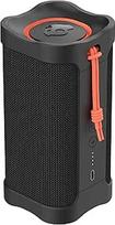 "Skullcandy Terrain" belaidis nešiojamasis "Bluetooth" garsiakalbis, atsparus vandeniui (IPX7), 14 valandų veikianti baterija, tikras belaidis stereofoninis garsiakalbis su įmontuotu nešiojimo dirželiu, skirtas kelionėms ir naudojimui lauke - juodas