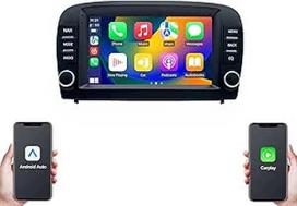 7 colių "Android" automobilinis GPS radijo navigatorius "Carplay", skirtas Mercedes-Benz SL R129 R230 SL55AMG SL63AMG SL65AMG SL280 SL300 SL350 SL500 SL600 2001/09-2012/12 HD DSP Mirror Link BT Pip