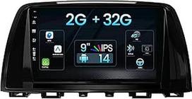 9 colių "Android 14" automobilinis radijas "Mazda 6 GJ Atenza 2012-2017" [2G+32G] Galinio vaizdo kamera Palaiko GPS/WLAN/BT5.0/SWC/Carplay/DAB/RDS/FM