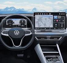 9H ekrano apsauga VW Tiguan III 2024-2026 12,9 colio navigacijos ir 10,25 colio skaitmeninio skydelio ekranui Universali VW Ti-guan MK 3 12,9 colio ir 10,25 colio ekrano apsauga su grūdintu stiklu nuo įbrėžimų