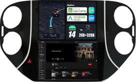 BXLIYER Android 14 Autoradio für VW Tiguan (2010-2012) - Kabellos CarPlay Android Auto - Rückfahrkamera - 2G+32G - IPS 9.7 Zoll 2 Din - DAB Lenkradsteuerung Dual-Band WiFi DSP Bluetooth DSP 2 Din
