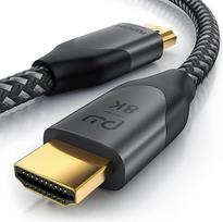 CSL - 8k HDMI kabelis 2.1 4 m - 8K @ 120Hz 4K @ 240Hz su DSC - HDMI 2.1 2.0a 2.0b - 3D - Spartusis Ethernet - HDTV - UHD II - Dinaminis HDR-10+ - eARC - Kintamas atnaujinimo dažnis VRR - "Dolby Vision