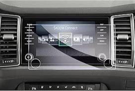 GAFAT suderinama su Skoda Kodiaq Karoq 2017-2023 8 colių navigacijos ekrano apsauga, grūdinto stiklo ekrano apsauga Kodiaq 8 colių informacijos ir pramogų sistemai, atspari smūgiams, 9H įbrėžimams
