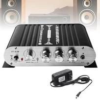HiFi stiprintuvas, 2.1CH stereofoninis stiprintuvas, RMS 20Wx2+40W ST-838 mini HiFi stiprintuvas D klasės žemų dažnių garsiakalbio išvestis, žemų ir aukštų dažnių valdymas, D klasės stereofoninis stiprintuvas 2.0 kanalas