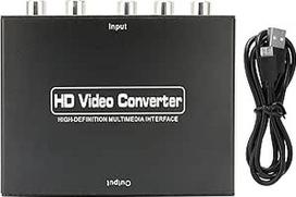Komponentų į HDMI keitiklio adapteris, YPbPr į HDMI Coverter R L, palaiko 1080P vaizdo garso keitiklį DVD PSP į HDTV