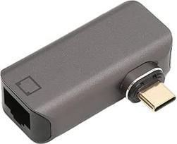 Magnetinis USB C adapteris, USB C tipo į RJ45 Gigabit Ethernet adapteris 10Gbps LAN tinklo adapteris "Windows" "Android" "OS X