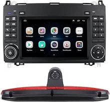 Navigacijos rinkinys: "Android/Carplay" automobilinis radijo imtuvas GPS navigacija 7 colių ekranas jutiklinis ekranas + automobilio stabdžių žibintų kamera, skirtas "Mercedes Benz Vito Mixto" W639 pagaminimo metai 2010 Vito 639 Bj 2019