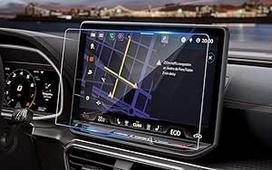 Suderinama su "Cupra Leon/Sportstourer" ir "Cupra Formentor" bei "Cupra Born Navigation" ekrano apsauga, grūdinto stiklo ekrano apsauga 9H, atspari įbrėžimams, skirta 12,9 colio ekrano apsaugai