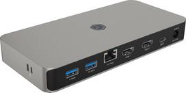 RaidSonic ICY BOX IB-DK2880-C41 Docking Station USB4 USB-C 3.0 USB-A 3.0 HDMI GbE 100Watt | IB-DK2880-C41 | 4250078173632