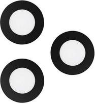 Lubinis šviestuvas „Eglo“ – 3 „Fueva-Z“ įleidžiamų šviestuvų rinkinys Ø8,5 – išmaniosios reguliuojamos baltos spalvos – „Zigbee“ ir „Bluetooth“