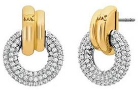 Michael Kors Derantys dvispalviai kabantys auskarai MKJ8533931