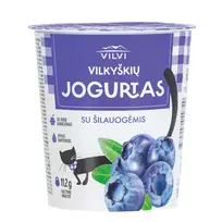 Jogurtas su šilauogėmis 3,6 % rieb. VILKYŠKIŲ, 350 g