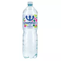 Gazuotas stalo vanduo NEPTŪNAS LIME RASBERRY, 1,5 l
