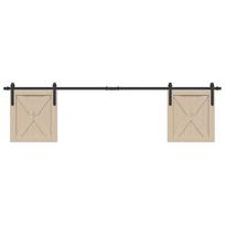 stumdomų spintelių durų komplektas 200 cm anglinis plienas