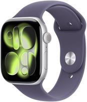 Apple Watch Series 11 GPS 42mm Silver Aluminium Case with Purple Fog Sport Band - M/L | MEU74MP/A | 0195950631654
