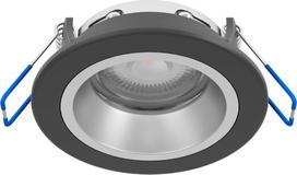 Eglo CONNECT-Z YEBRA-Z Smart Recessed Spot – Black & Silver, RGB + Tunable White, Zigbee, Matter & Thread Compatible