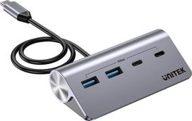 Unitek ALUMINIUM USB-C HUB 2X USB-A 2X USB-C 5GBPS