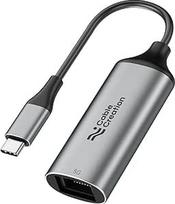 "CableCreation" USB C-5Gb/s eterneto adapteris, 5Gb/s daugiagigubo LAN greitis, atgalinis suderinamumas su 1GbE/2,5GbE, maitinamas iš magistralės, patvarus, "Plug and Play", skirtas USB-C įrenginiams