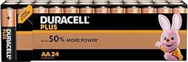 "Duracell Plus" AA šarminės baterijos [pakuotėje 24 vnt.], 1,5 V, LR06 MN1500