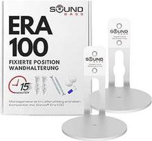 "ERA100" žemo profilio baltos spalvos dviguba pakuotė, suderinama su "Sonos" ERA 100 garsiakalbių sieniniu laikikliu, su visais tvirtinimo elementais