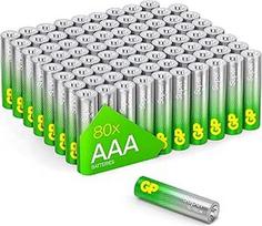 "GP Super Alkaline Batteries AAA Micro", LR03, 1,5 V, 80 vnt., idealiai tinka kasdienių prietaisų maitinimui - nauja "G-Tech" technologija