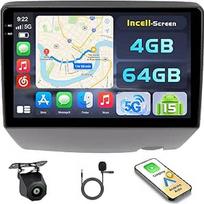 "Hikity Android 15 4+64G" automobilinis radijas "Toyota Vitz XP10 Yaris Square Echo 1999-2005" su 9 colių "Incell" jutikliniu ekranu, automobilinis radijas 2DIN su belaidžiu "Carplay Android Car", FM/RDS radijas BT GPS WiFi