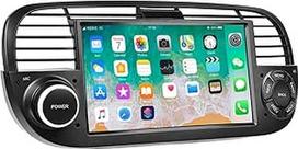 "Hikity Android" automobilinis radijas su navigacija "Fiat 500 2007-2015" Bluetooth automobilinis radijas su ekranu 7 colių jutiklinio ekrano radijas su "iOS" / "Android" FM radijas su RDS WiFi/GPS + atbulinės eigos kamera