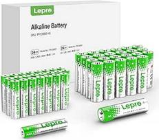 "Lepro" AA ir AAA baterijos, 24 vnt. AA + 24 vnt. AAA, 1,5 V šarminės baterijos - patvarios, galingos ir atsparios nuotėkiui, idealiai tinka nuotolinio valdymo pultams, žaislams, laikrodžiams, žibintuvėliams ir dar daugiau.