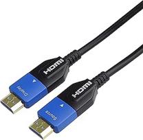"PremiumCord 8K Ultra High Speed HDMI 2.1 Optical Active Fibre Optic Cable", 48Gbps, HDMI 2.1, 3D, EDID, ARC, HDR, raiška 8K@60Hz 4320p, 4K@120Hz, tvirta konstrukcija, paauksuotas, ilgis 7 m