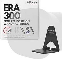 "Sound bass ERA300" žemo profilio juodos spalvos sieninis laikiklis, suderinamas su "Sonos" ERA 300 garsiakalbiais, su visais tvirtinimo elementais