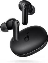 "soundcore by Anker Life P2" mini "Bluetooth" ausinės, į ausis įkišamos ausinės su 10 mm garsiakalbiu, intensyviais bosais, ekvalaizeriu, "Bluetooth 5.2", 32 valandų baterija, įkrovimas per USB-C (juodos spalvos) (atnaujintos)