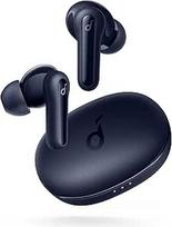 "soundcore by Anker P2 Mini" tikros belaidės ausinės į ausis, 10 mm garso tvarkyklė, intensyvūs bosai, ekvalaizeris, "Bluetooth 5.2", 32 valandų baterija, įkrovimas per USB-C, minimalistinis dizainas (vandenyno mėlyna)