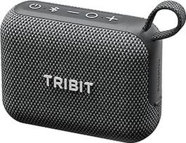 "Tribit PocketGo" "Bluetooth" garsiakalbis mažas, 20 valandų, IP68 vandeniui atsparus, "Bluetooth 6.0", galingas garsas, ekvalaizeris, TWS poravimas, plaukiojantis, mini garsiakalbis, idealiai tinkantis lauke, kelionėms, dušui, juodas