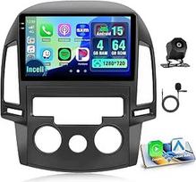 4 + 64G "Android" automobilinis radijas su ekranu, skirtas "Hyundai i30 2006-2011" Belaidis "Carplay", automobilinis radijas su navigacija, 9 colių ekranas, "Android Car/FM/RDS/Reversing Cam