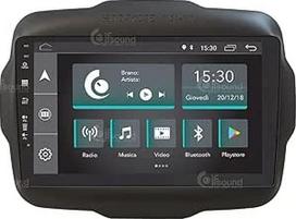 Asmeninis automobilinis radijas "Jeep Renegade" "Android" GPS "Bluetooth" "WiFi" USB DAB+ jutiklinis 9 colių 4 branduolių "Carplay" "Android" automobilis