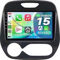 Automobilinis radijo imtuvas "Renault Captur MK1 2013-2019 Android 15 4 + 64GB Stereo, 9 colių jutiklinis ekranas "Carplay" "Android" automobilinė navigacija "Bluetooth" "WiFi" DSP navigacija GPS multimedija