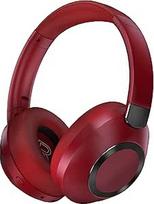 Belaidės "Bluetooth" ausinės, aktyvaus triukšmo slopinimo ausinės, 100 valandų atkūrimo laikas, 5.3 "Bluetooth" ausinės su ANC režimu, "Hi-Res Audio", gilūs bosai, transportavimas, kelionės, studijos, raudonos spalvos