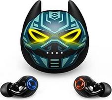 Belaidės ausinės į ausis, "HiFi Stereo Bluetooth" ausinės vaikams su dvigubu mikrofonu ir jutikliniu valdymu 36 valandų trukmės belaidės ausinės, lengvos (muzikos/žaidimo režimas)