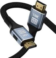 CAKOBLE HDMI 2.2 kabelis, 96Gb/s itin didelės spartos - 16K, 12K/10K, 8K, 4K@120Hz@240Hz@480Hz | eARC, (0,5 m)