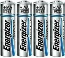 ENERGIZER Ultimate Lithium Mignon AA 1,5 V 3+1 reklaminė pakuotė